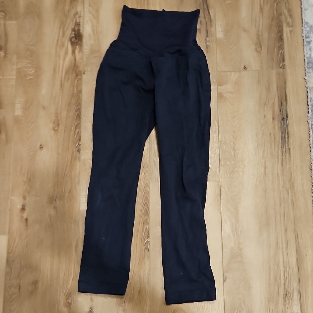 Women's Navy Maternity Pants